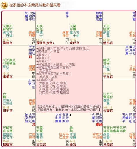 命格 鳳|紫微斗數 